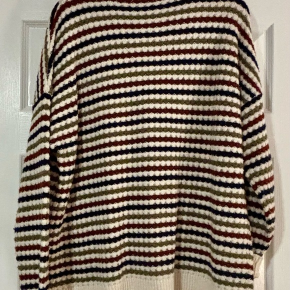 Pink Clover Multicolor Striped Cardigan - Picture 8 of 10